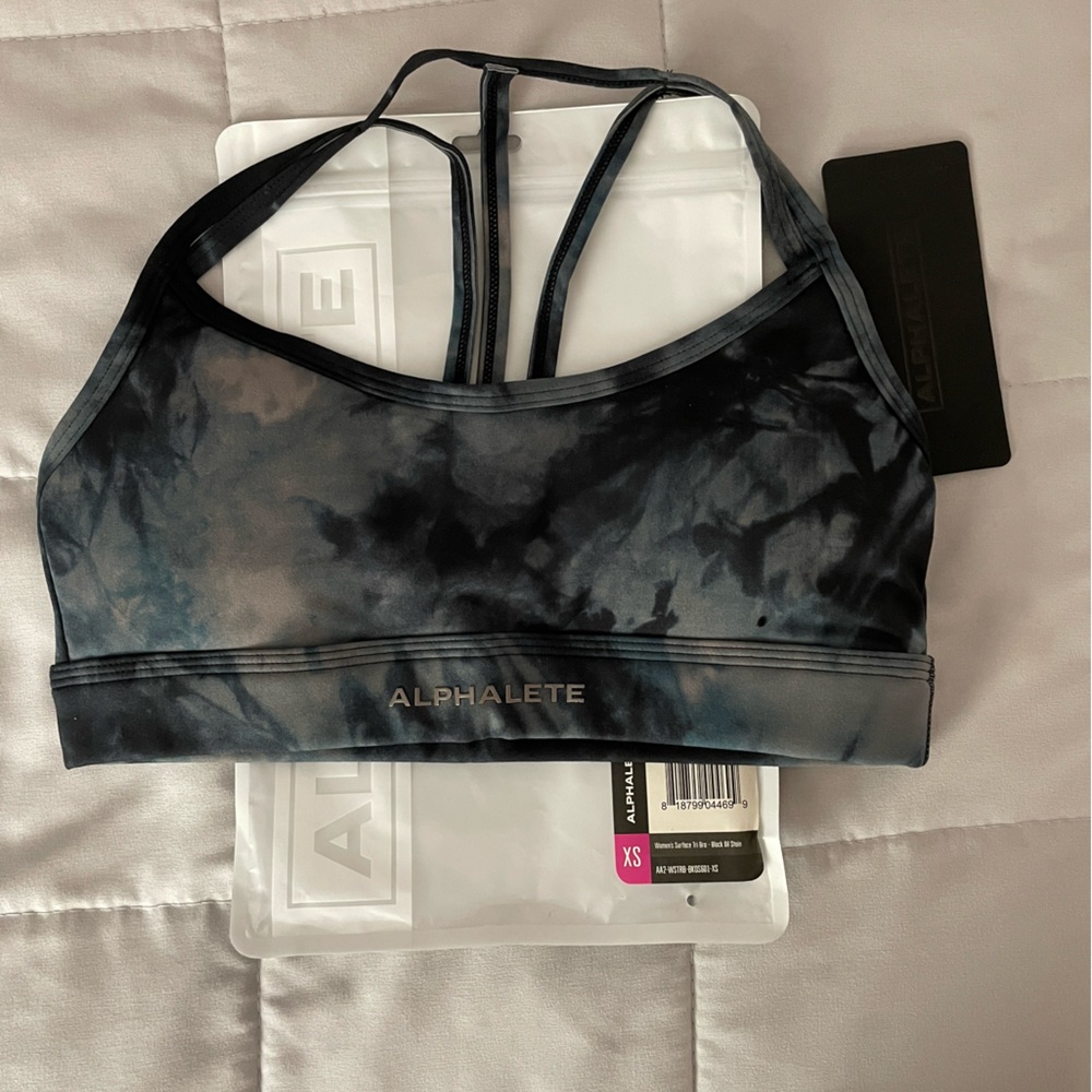 NWT ALPHALETE XS SURFACE TRI BRA
